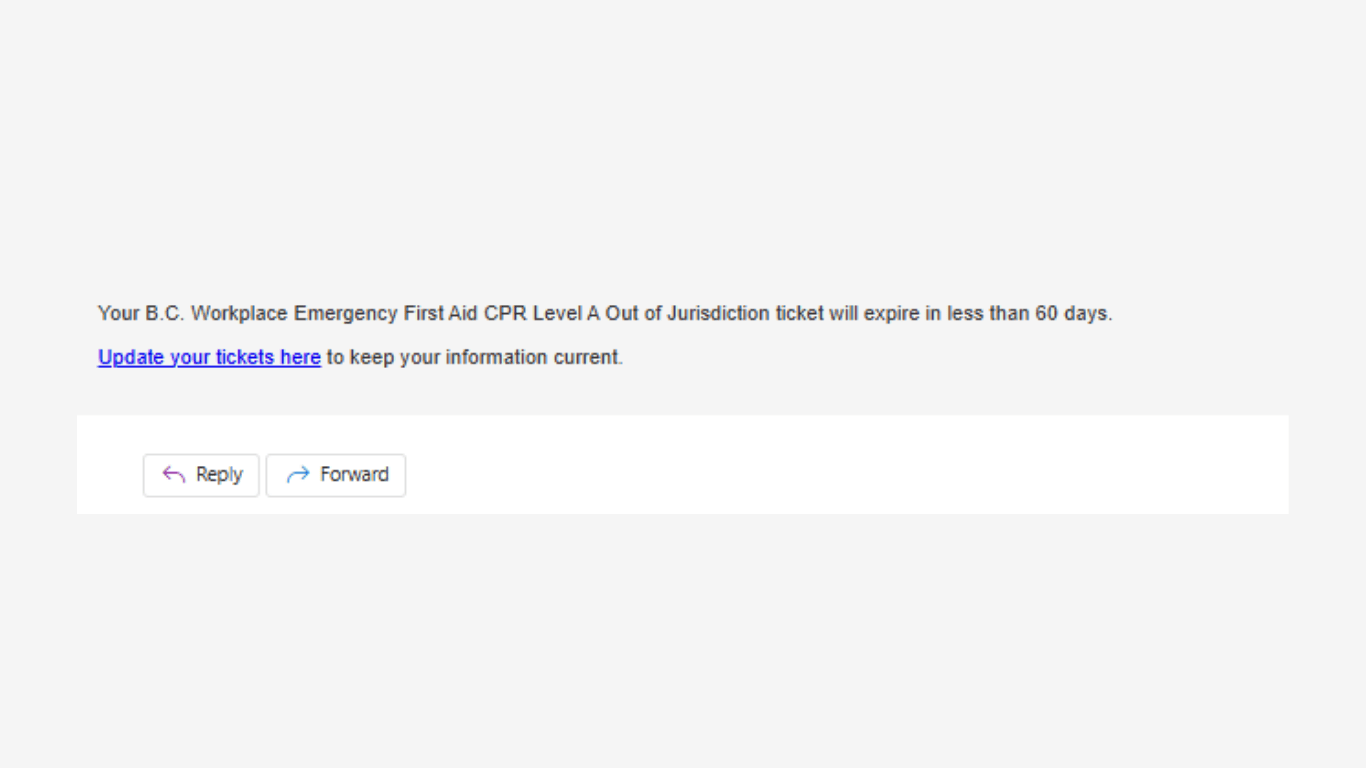 Automated Expiry Alerts