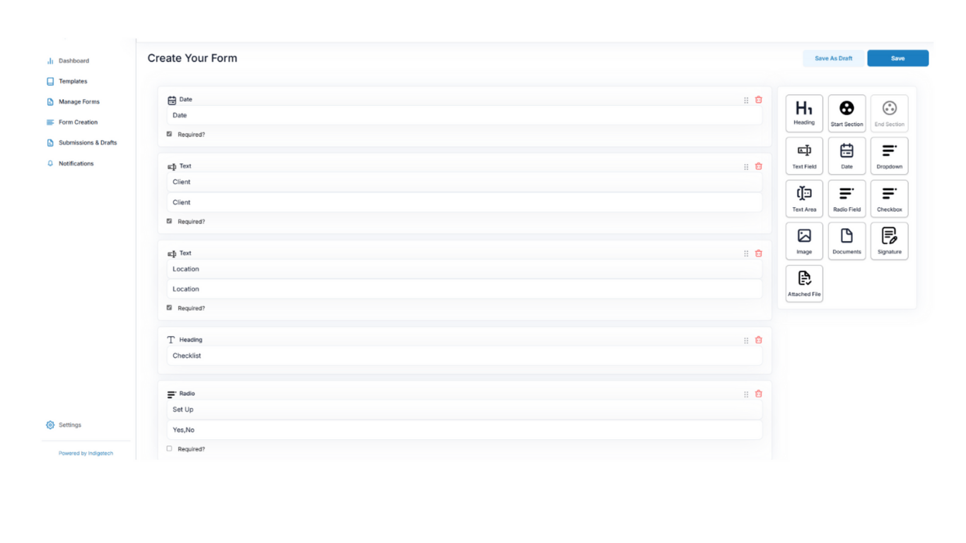 Custom Checklists